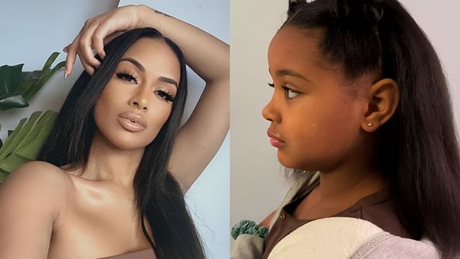 Carmelo Anthony's ex Mia Burks breathes joy of relief as daughter Genesis Harlo Anthony smiles for portraits