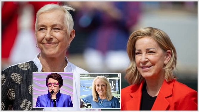 Chris Evert sends her love to Martina Navratilova, Billie Jean King & Tracy Austin after they make her 70th birthday special with heartfelt messages