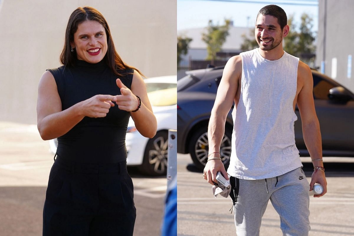 Ilona Maher, and her dance partner, Alan Bersten - Source: Getty 