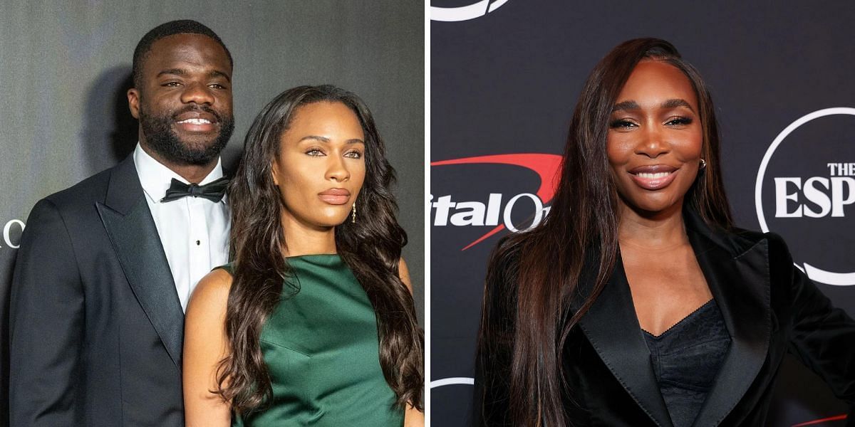 Frances Tiafoe and Ayan Broomfield (L), Venus Williams (R) [Image source: Getty]