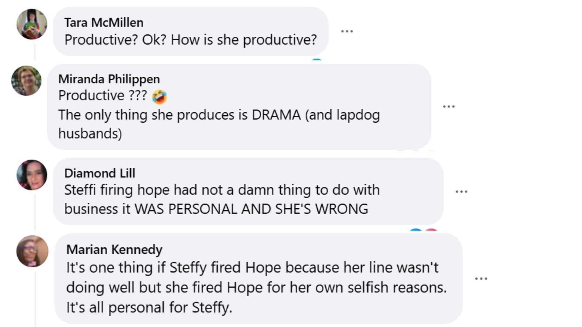 Fans questioning Steffy&#039;s productivity (Image via Facebook/The Bold and the Beautiful)