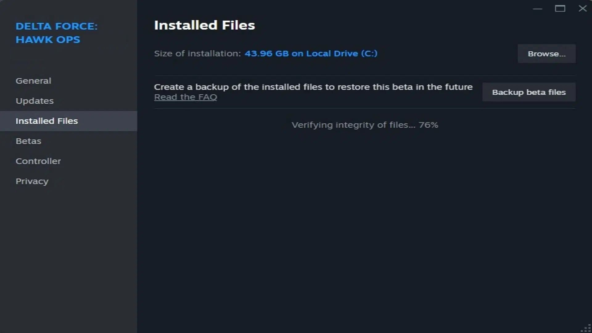 Verify your game files (Image via Valve)