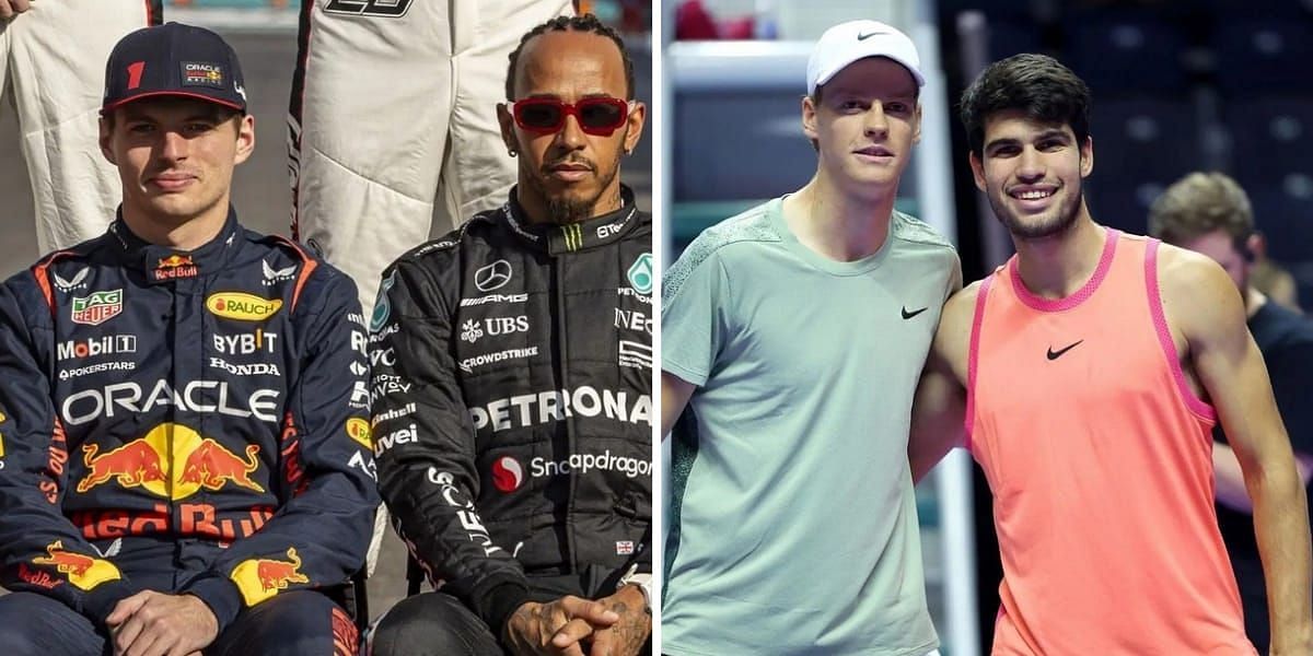 Jannik Sinner on his rivalry with Carlos Alcaraz being the Lewis Hamilton vs Max Verstappen of tennis (Image source - GETTY)