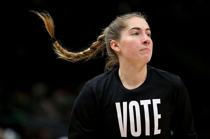 "I want HVL & JuJu in a jersey" - Golden State Valkyrie fans react to Kate Martin & other roster additions during WNBA Expansion Draft