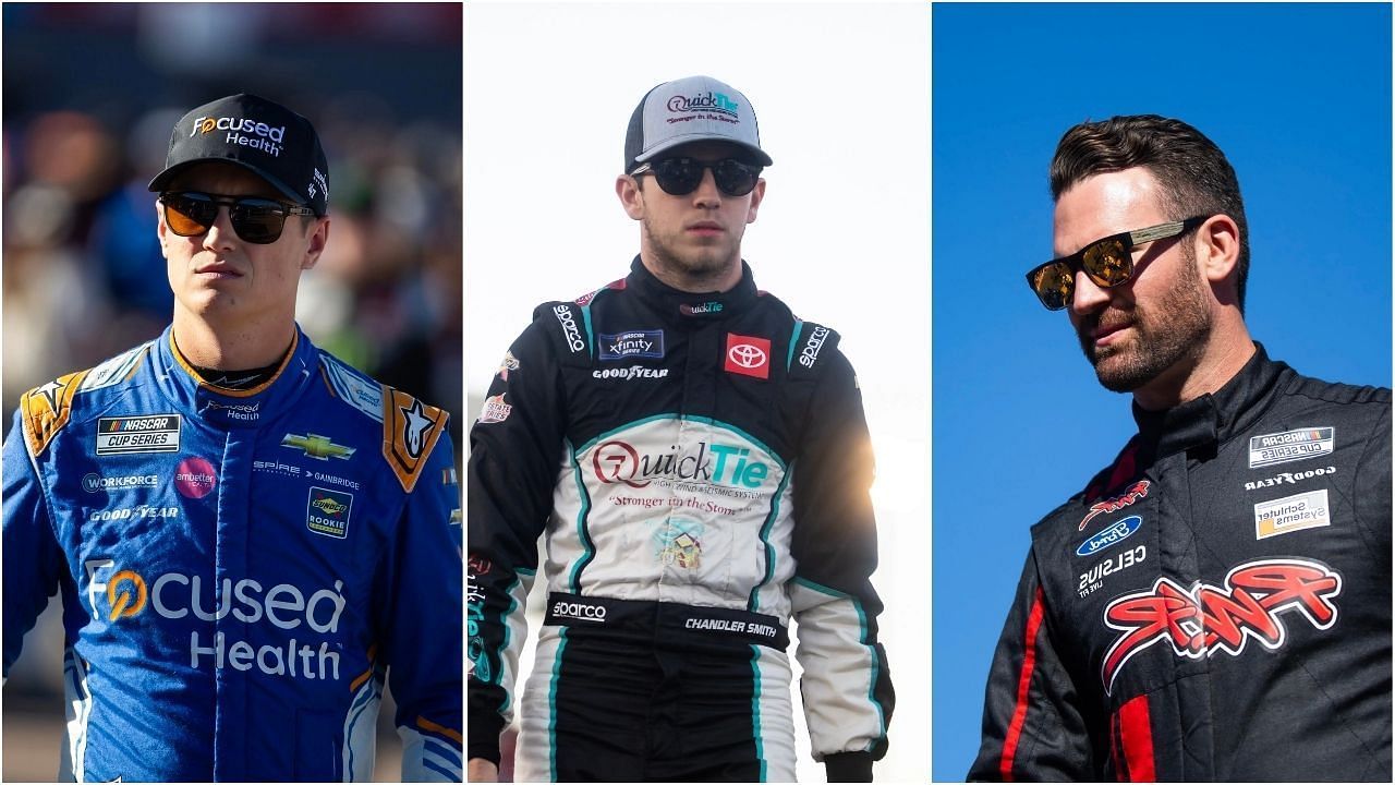 Zane Smith (L), Chandler Smith (R), and Corey LaJoie (R) (Source: Getty Images)