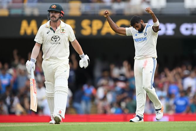 [Watch] Jasprit Bumrah ends Travis Head's onslaught for another five-fer in BGT 2024-25 3rd Test