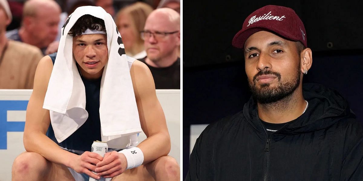 Ben Shelton (L) and Nick Kyrgios | Images: Getty