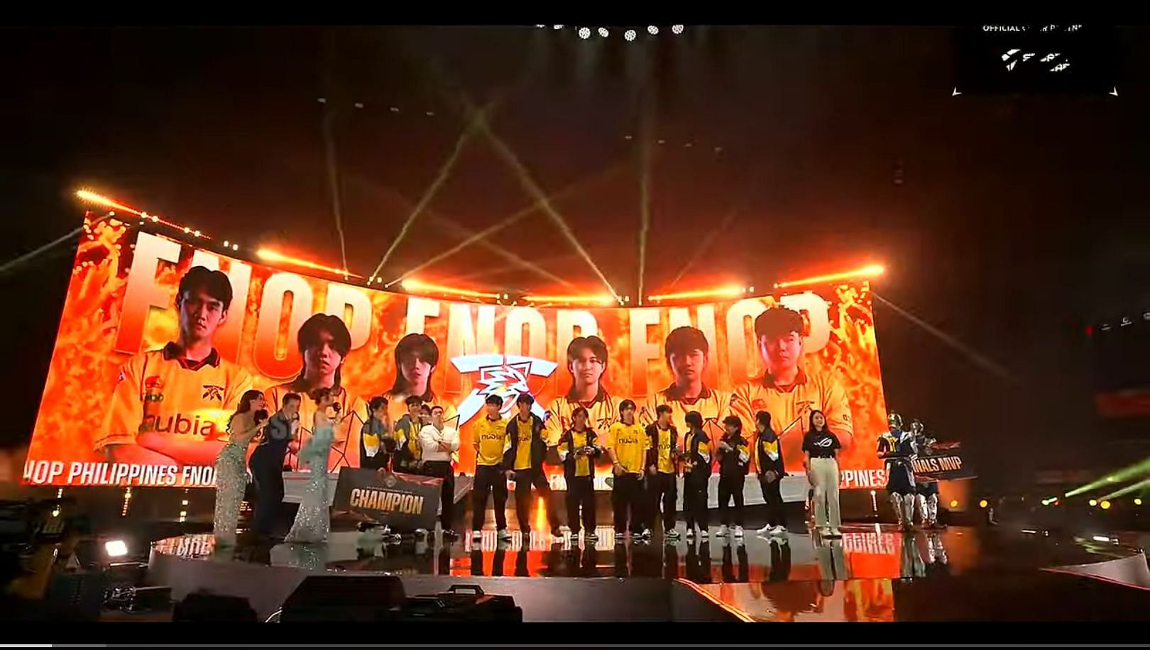 Fnatic ONIC came out victorious in the M6 World Championship (Image via YouTube/Snipe Gaming TV)