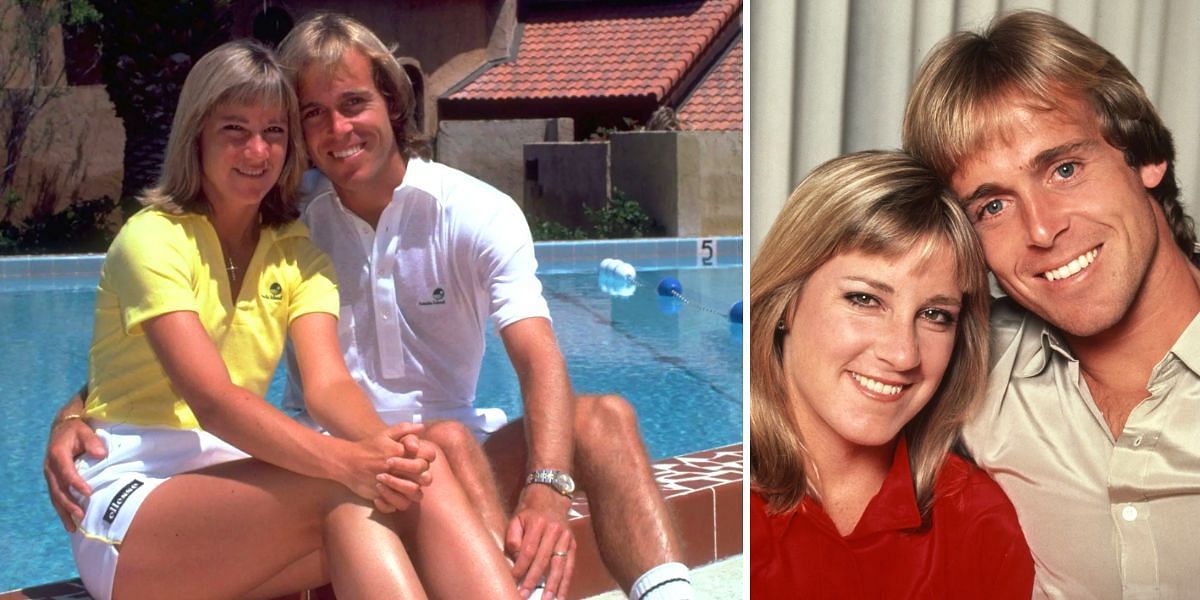 Chris Evert with her ex-husband John Lloyd (Image Source: Getty)