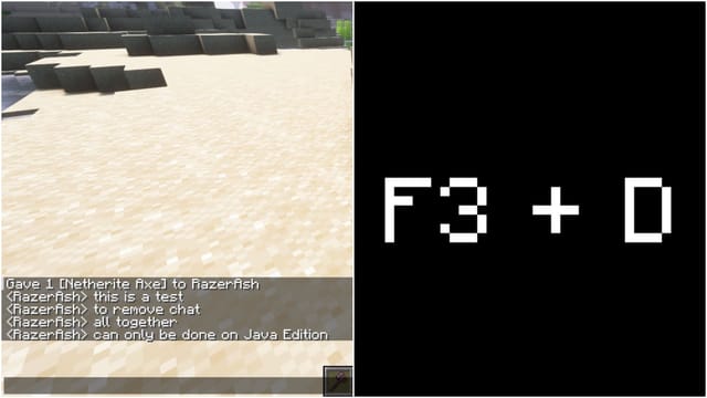 How to clear chat in Minecraft