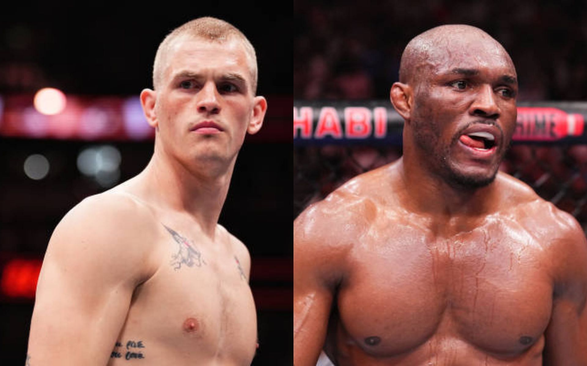 Ian Machado Garry (left) claims Kamaru Usman (right) avoided him [Image credits: Getty Images]