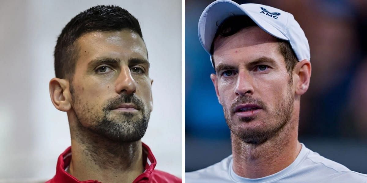 Novak Djokovic (L) &amp; Andy Murray (R) (Image source - GETTY)