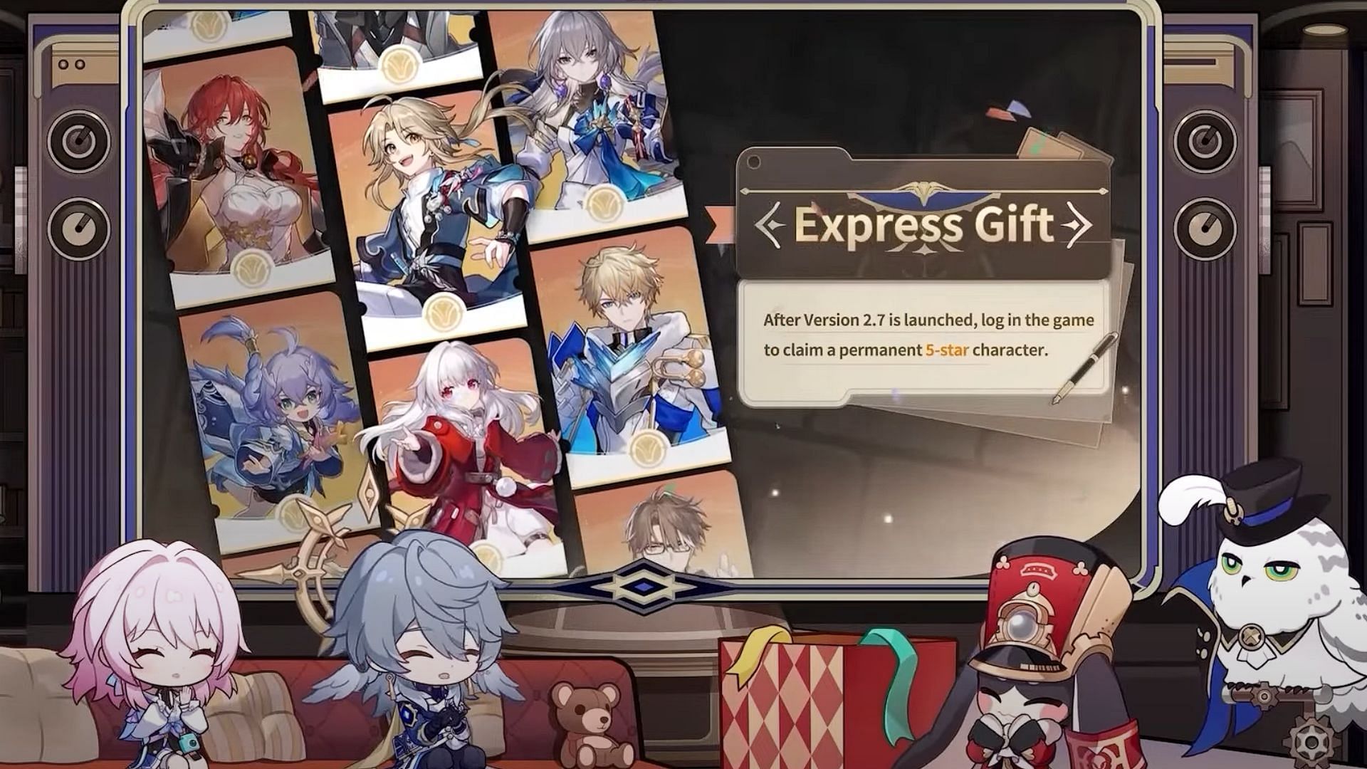 The Express Gift event (Image via HoYoverse)