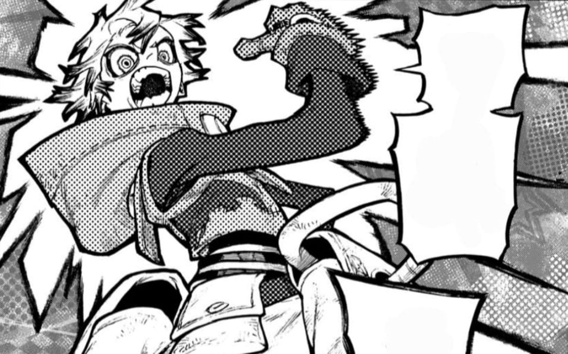 Rudo, as seen enthusiastic in the chapter (Image via Kodansha)