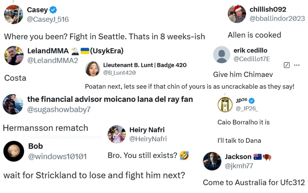 "Caio Borralho it is" Fans react as UFC vet who fought Israel