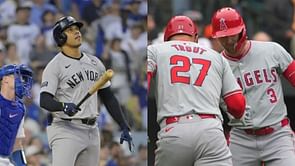 What would the Angels' batting lineup look like at the top if they manage to get Juan Soto? ft. Mike Trout, Jorge Soler, and Taylor Ward