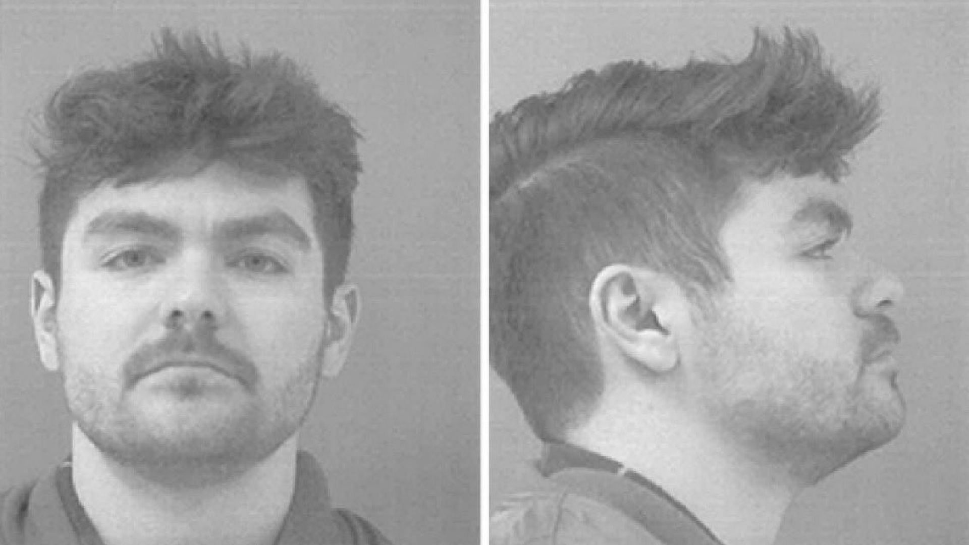 Alleged mugshots of Nick Fuentes go viral after being charged with assault (Image via @FearedBuck/X)