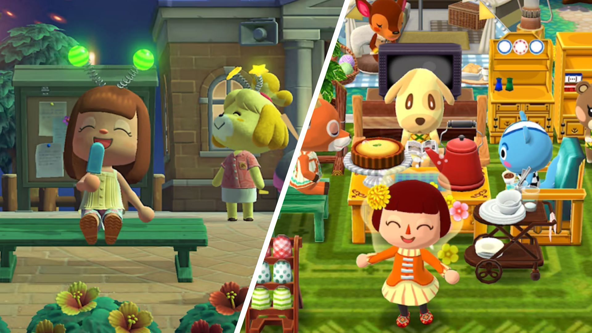 If you enjoy community events New Horizons is the better choice while Pocket Camp is ideal for quick and casual event participation (Image via Nintendo Co., Ltd.)