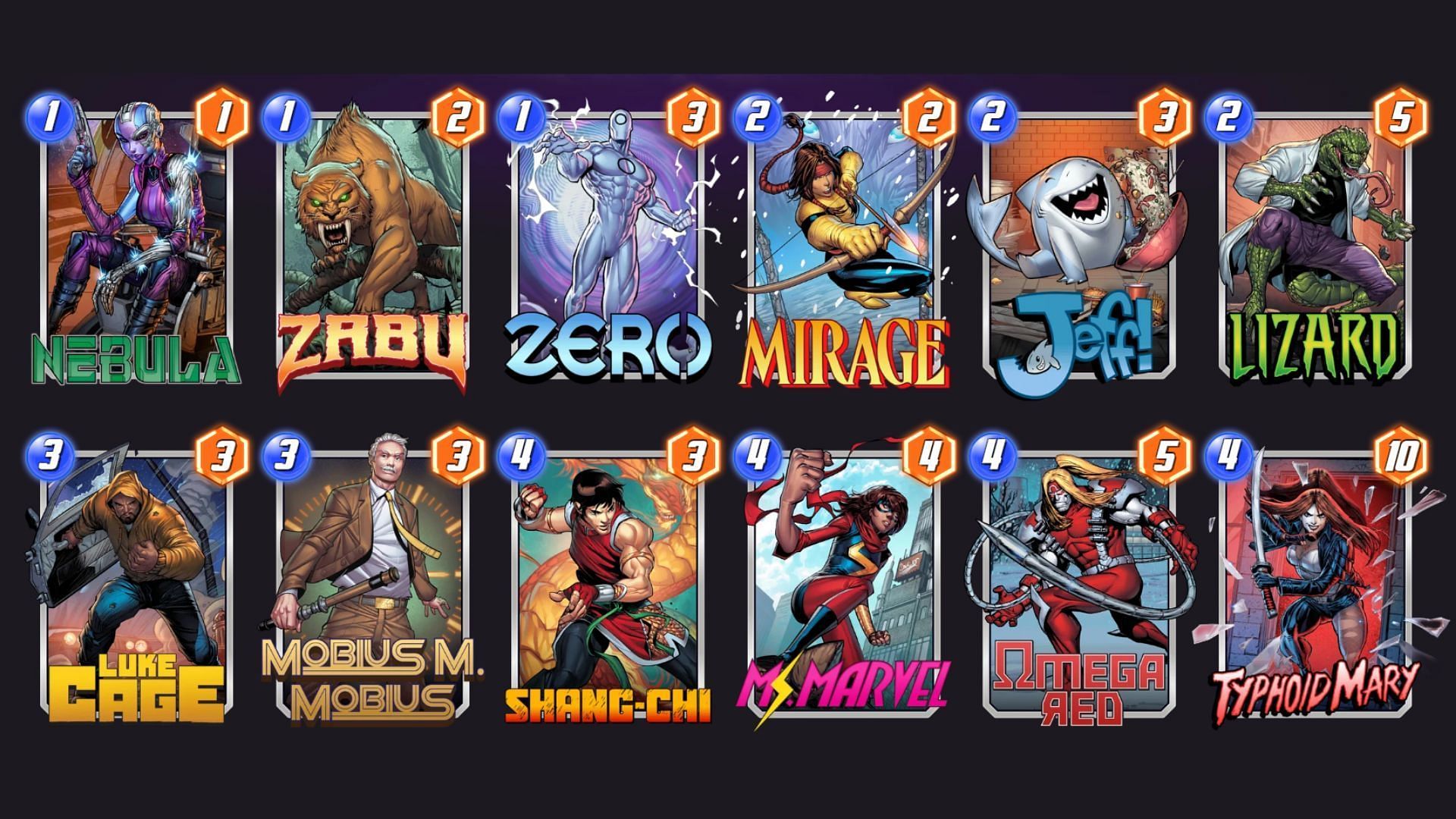 The Zabu Omega Good Cards is a strategic Marvel Snap Omega Red deck (Image via Nuverse)