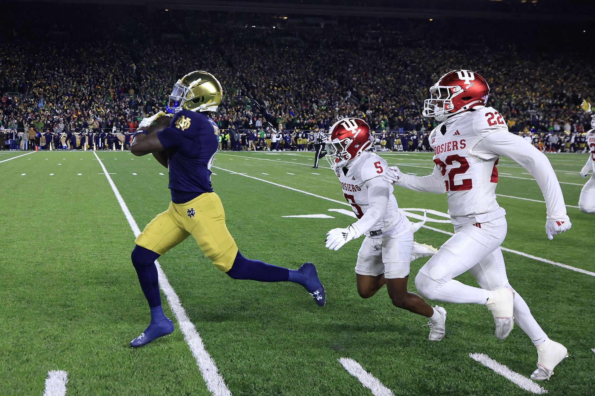 Indiana v Notre Dame - Playoff First Round - Source: Getty