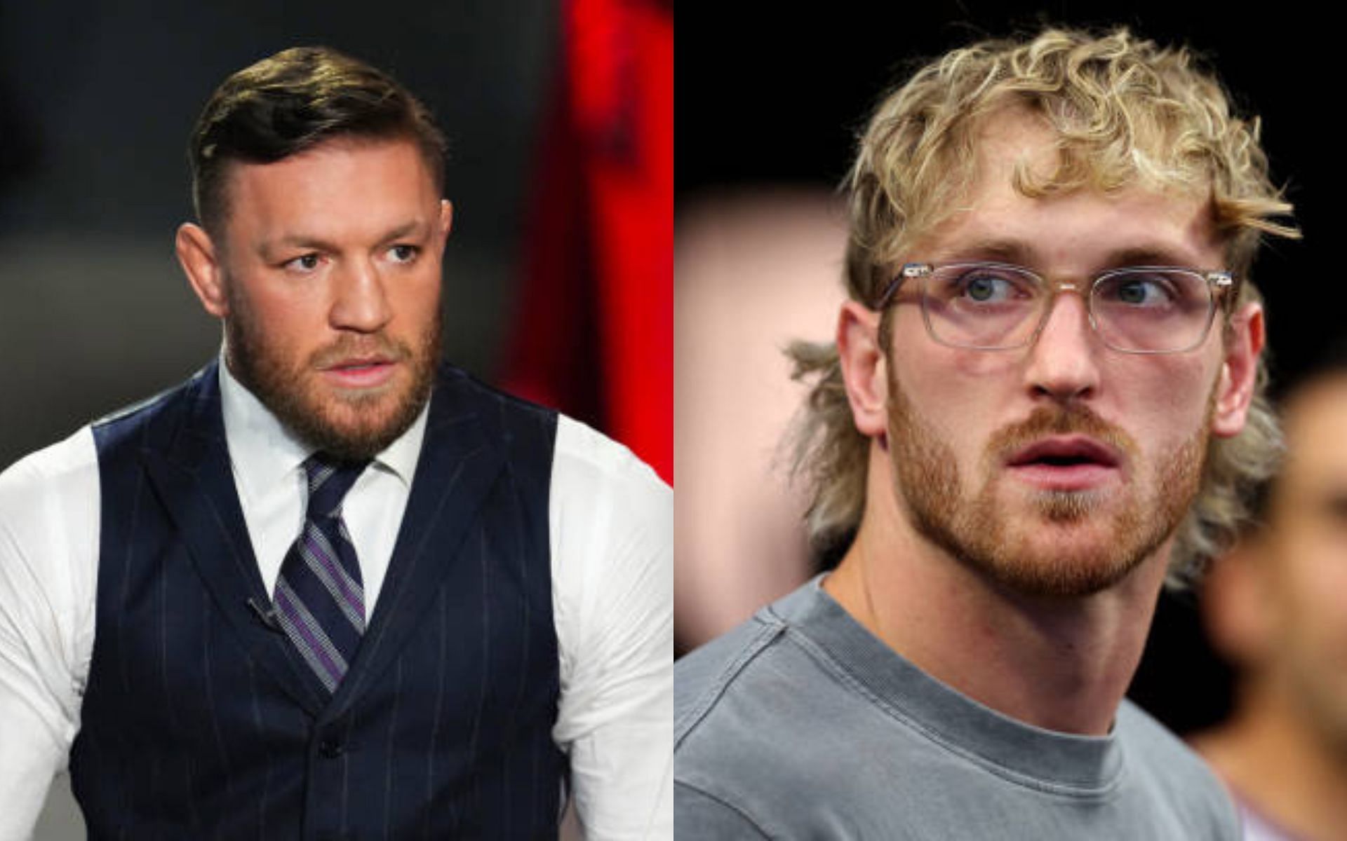 Conor McGregor (left) reportedly in talks to face Logan Paul (right) [Image credits: Getty Images]