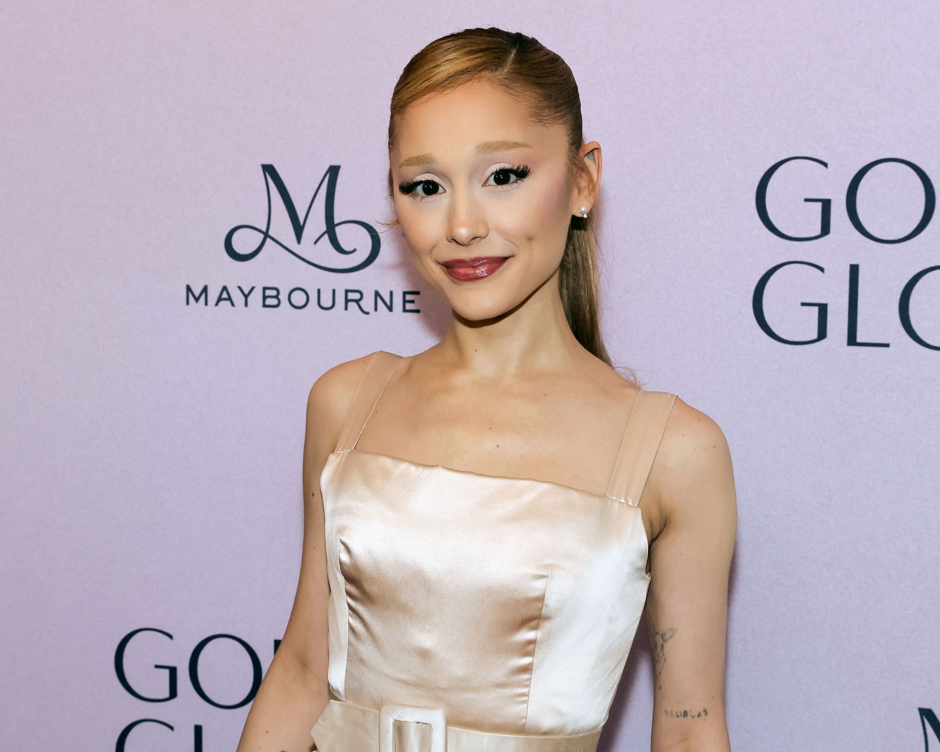 Ariana Grande at Golden Globes First-Time Nominee Celebration (Image via Getty)