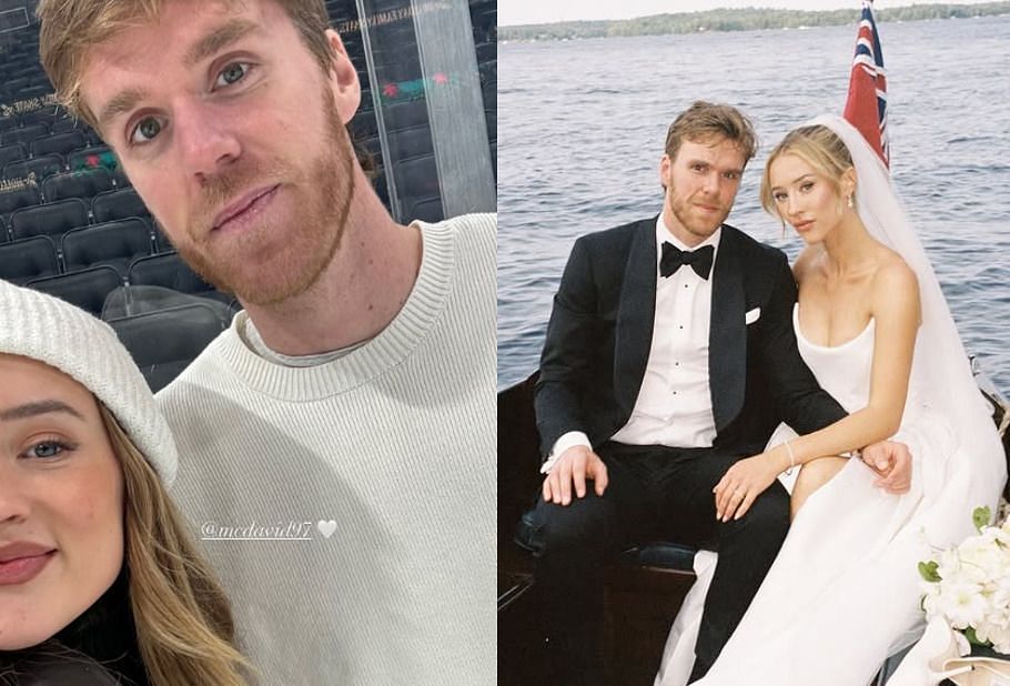 Connor McDavid and wife Lauren Kyle shared time together skating (Credit: IG @laurenkyle1)