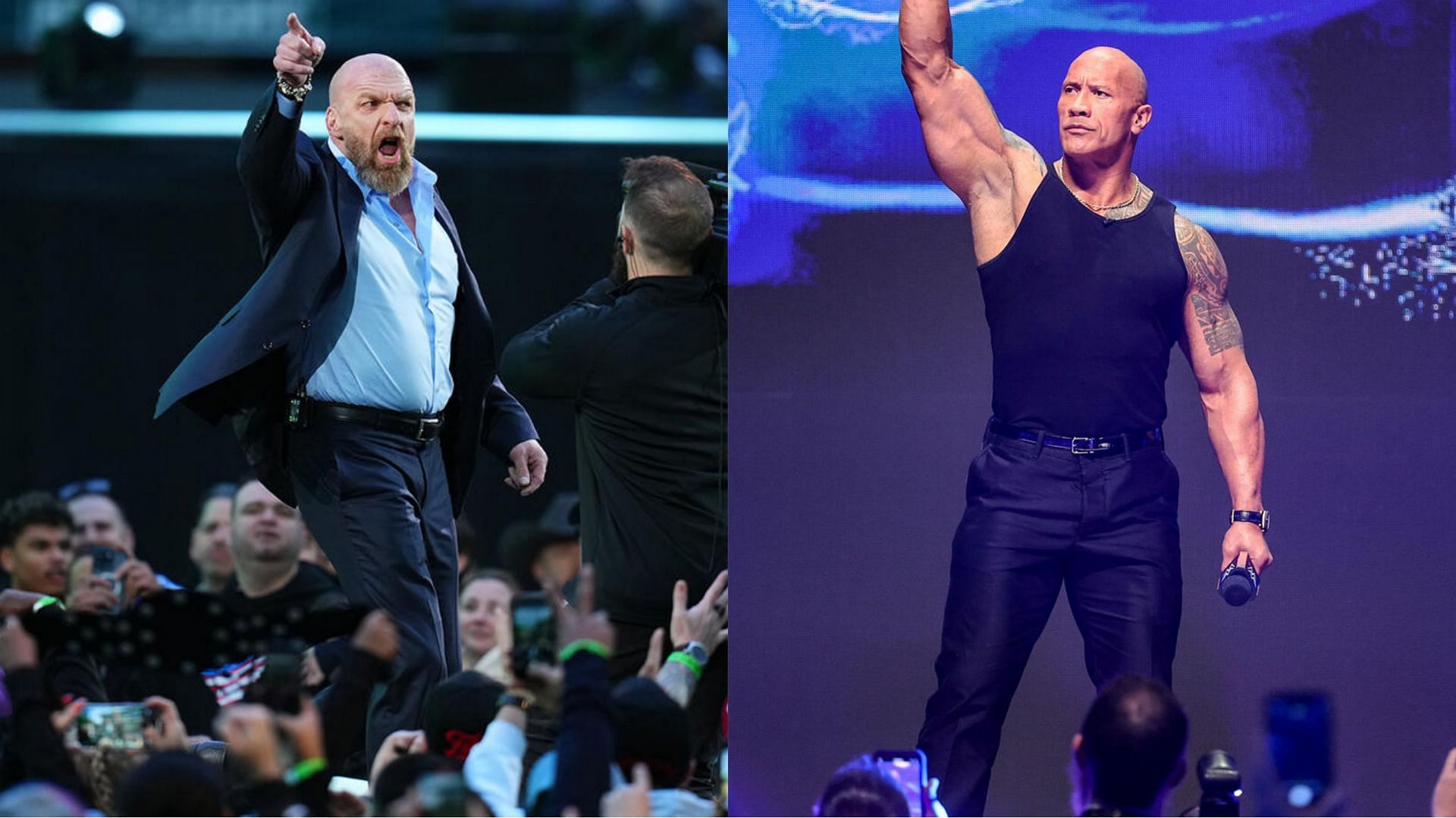 WWE, Triple H, The Rock, 