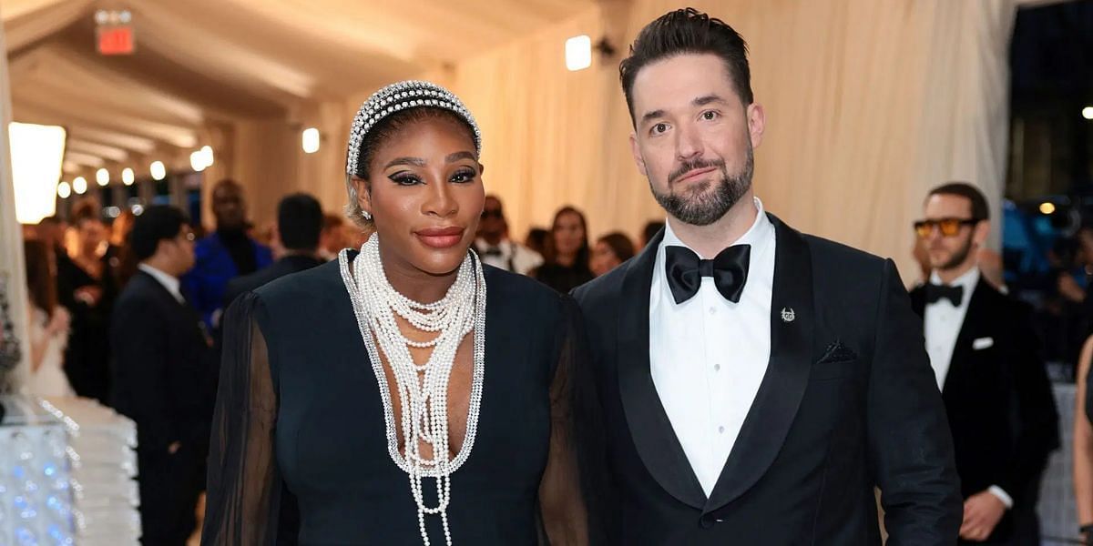 Serena Williams (L) and Alexis Ohanian (R), Source: Getty