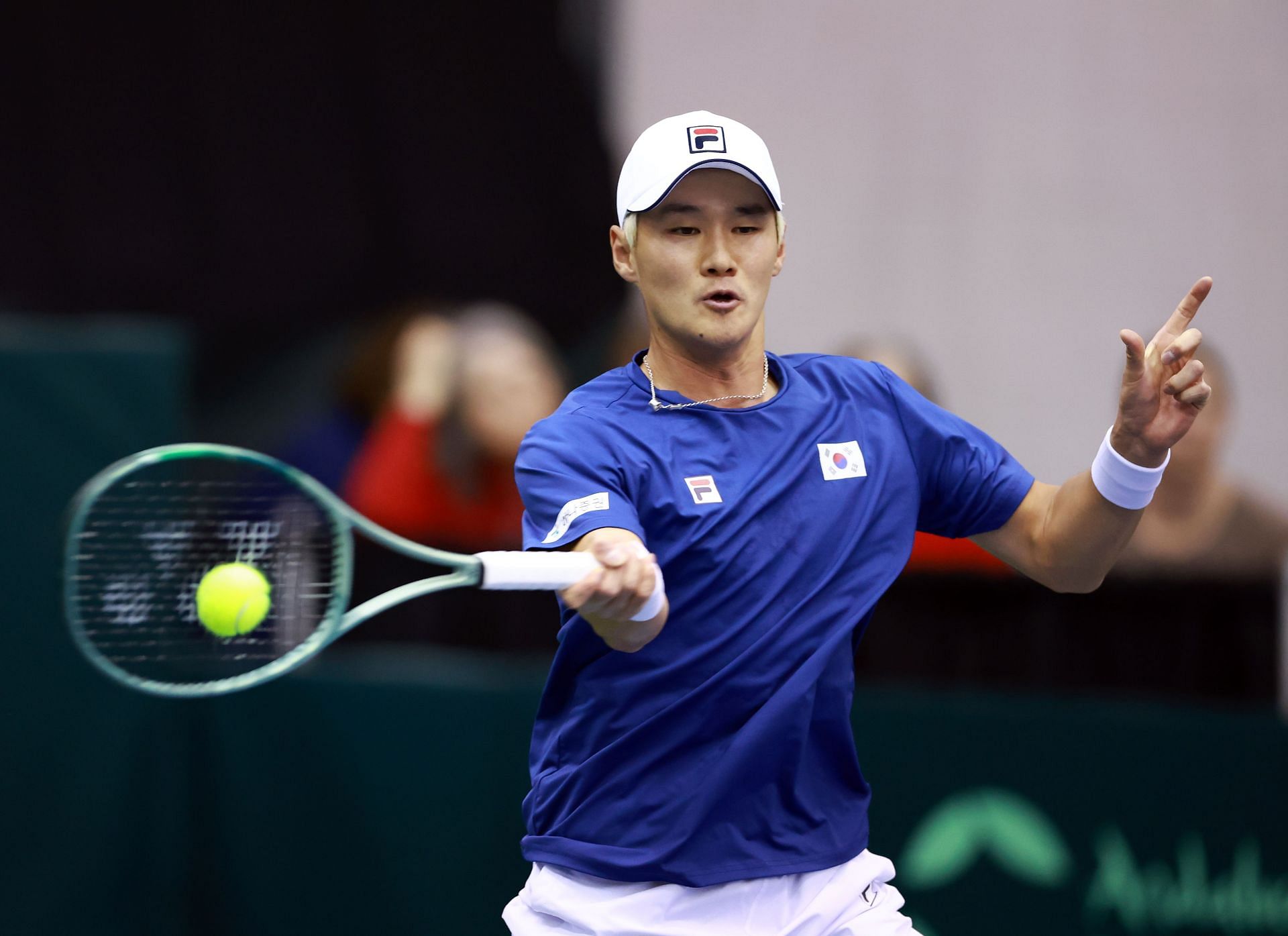 Kwon Soon-woo at 2024 Davis Cup Qualifiers- Image Source: Getty