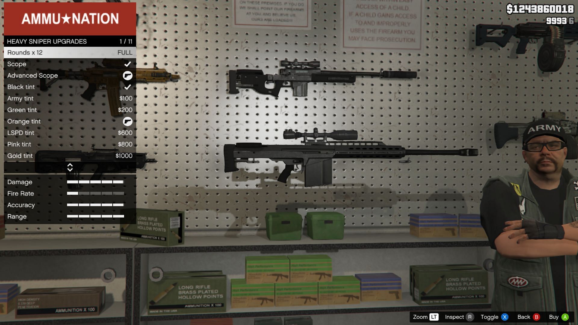 The GTA 5 weapons guide readers must own a sniper rifle (Image via Rockstar Games)