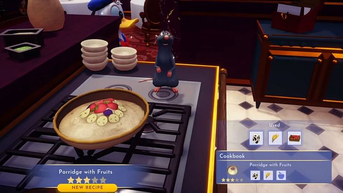 How to make Wheat Porridge with Fruit Disney Dreamlight Valley