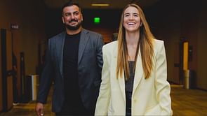 When Sabrina Ionescu admitted to delaying the wedding plans for her nuptials with Hroniss Grasu - "I’m a little bit of a procrastinator"