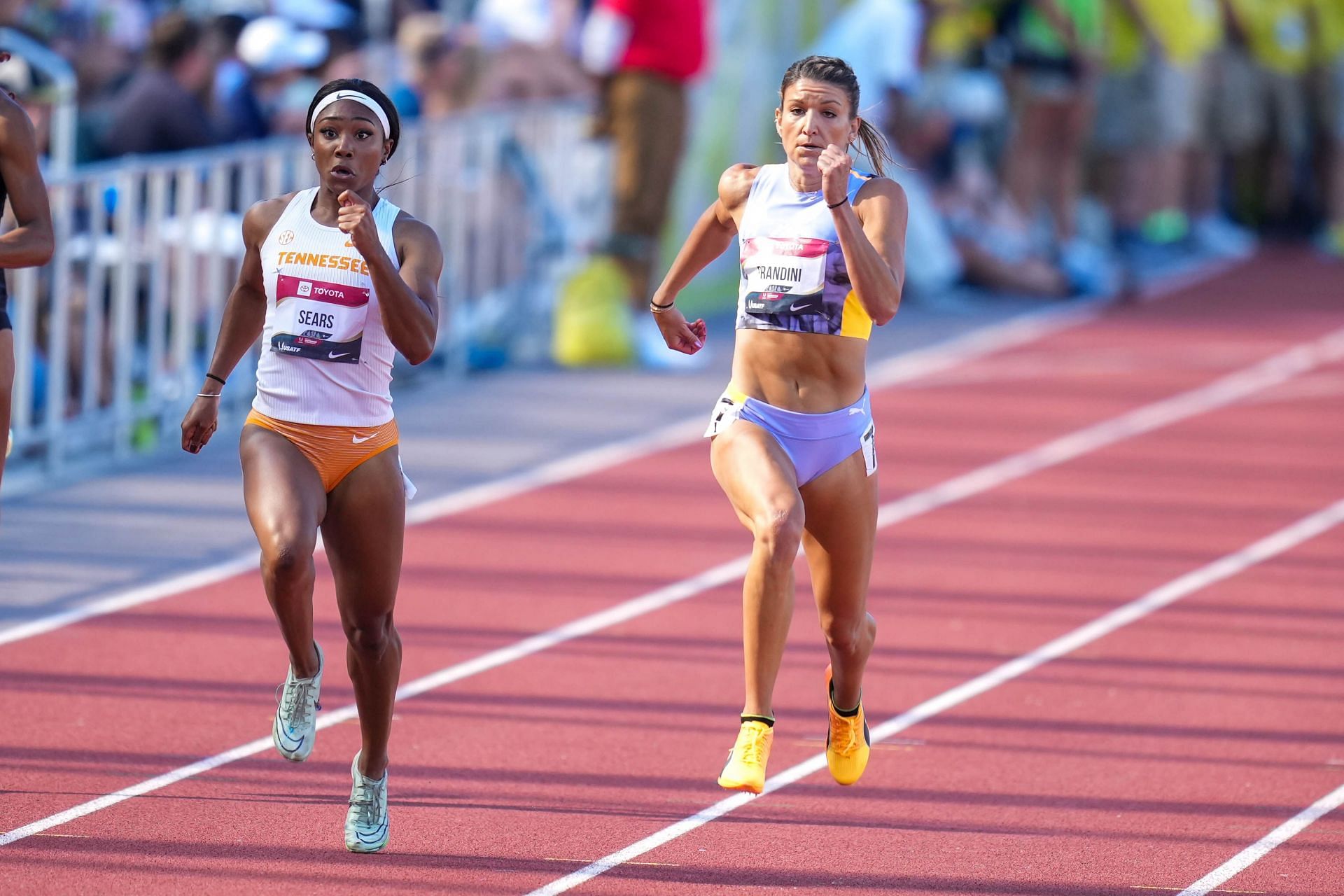 Jacious Sears (left) (Photo by Melinda Meijer/ISI Photos/Getty Images)