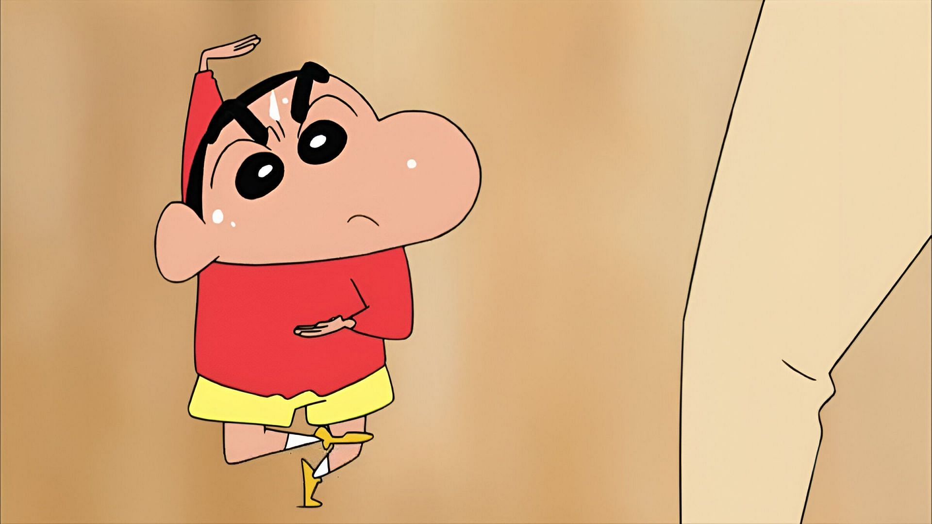 Shin chan as seen in the anime (Image via Shin-Ei Animation)