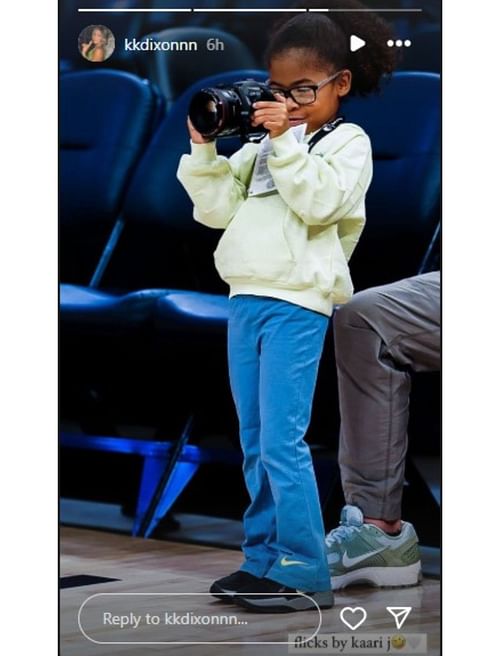 Budding photographer Kaari J (Image via Instagram/@kkdixonnn)