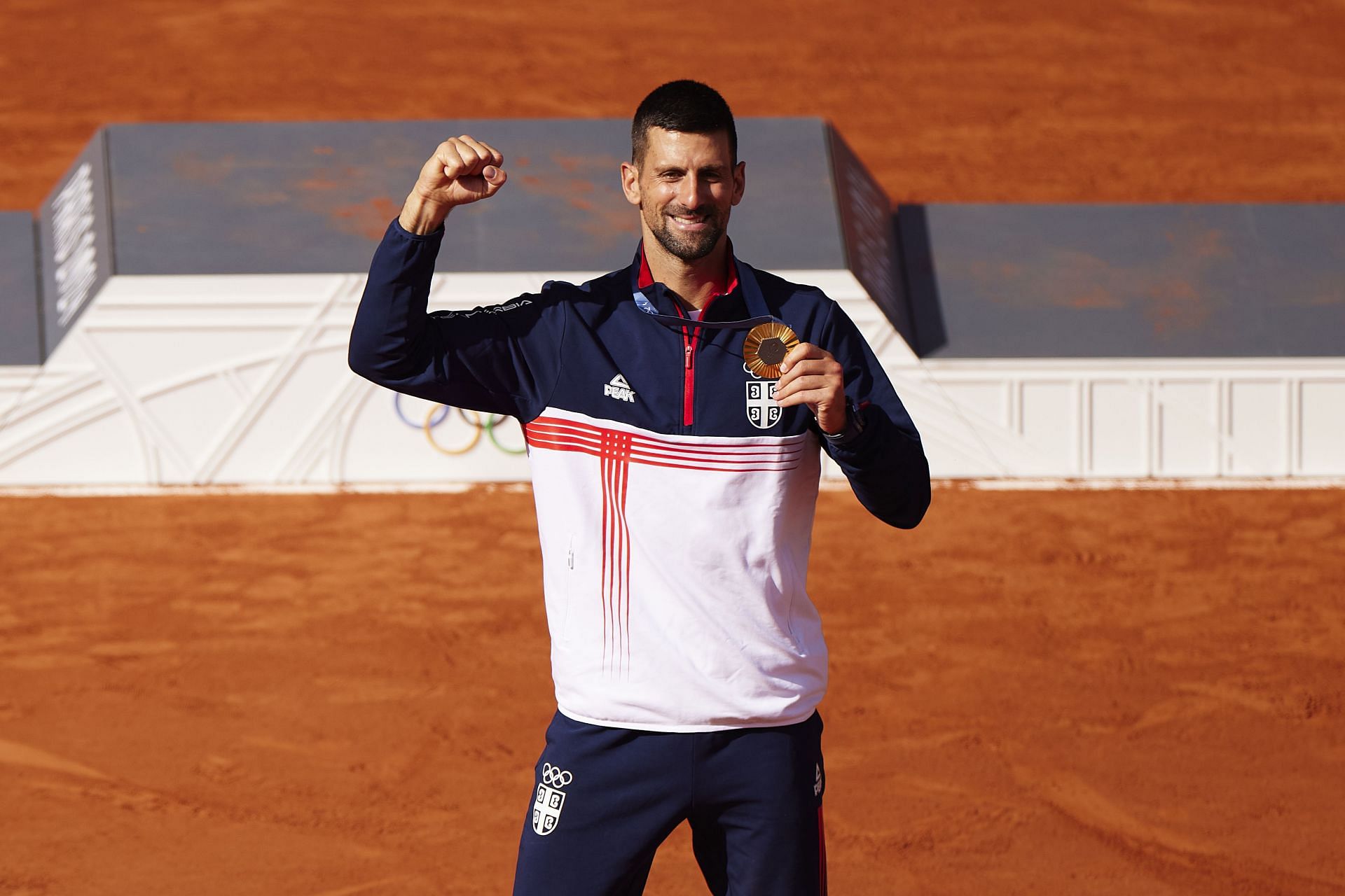 Novak Djokovic at the Paris Olympics 2024. (Photo: Getty)