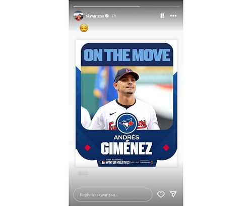 Kwan expressed sadness about Gimenez's move (credit: skwanzaa/Instagram)