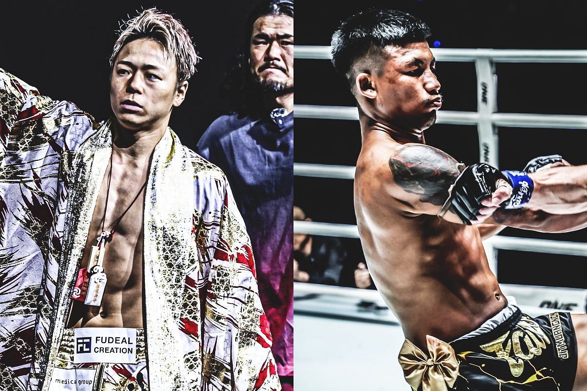 Takeru (left) Rodtang (right) [Photos via: ONE Championship]