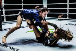 WATCH: The moment Mayssa Bastos knew she secured her clutch submission catch against Danielle Kelly in world title redux