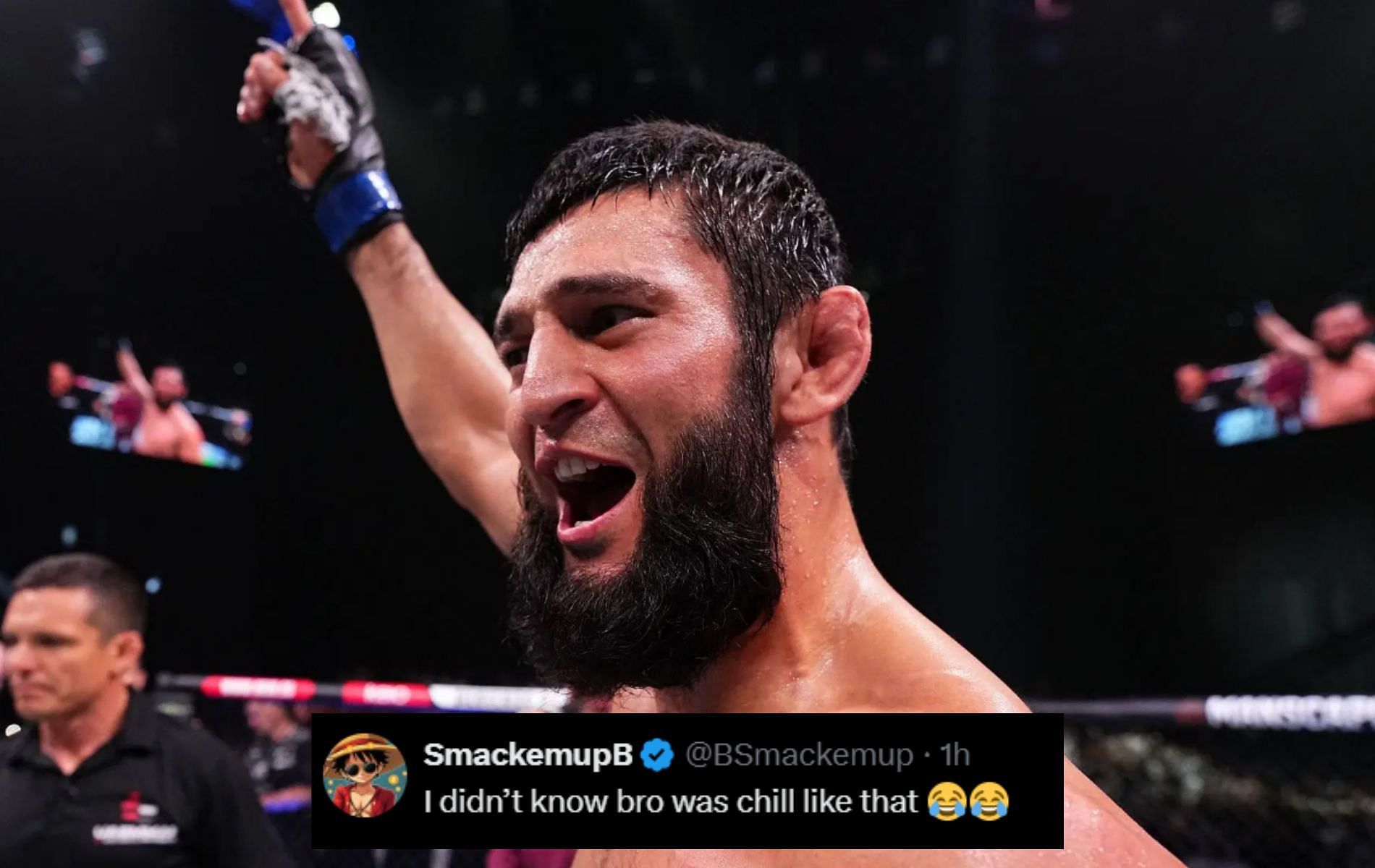 Fans react to Khamzat Chimaev