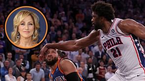 "You don't hold a grudge?" - 'The Sopranos' star Edie Falco calls Joel Embiid "mean" for his rough play against Jalen Brunson
