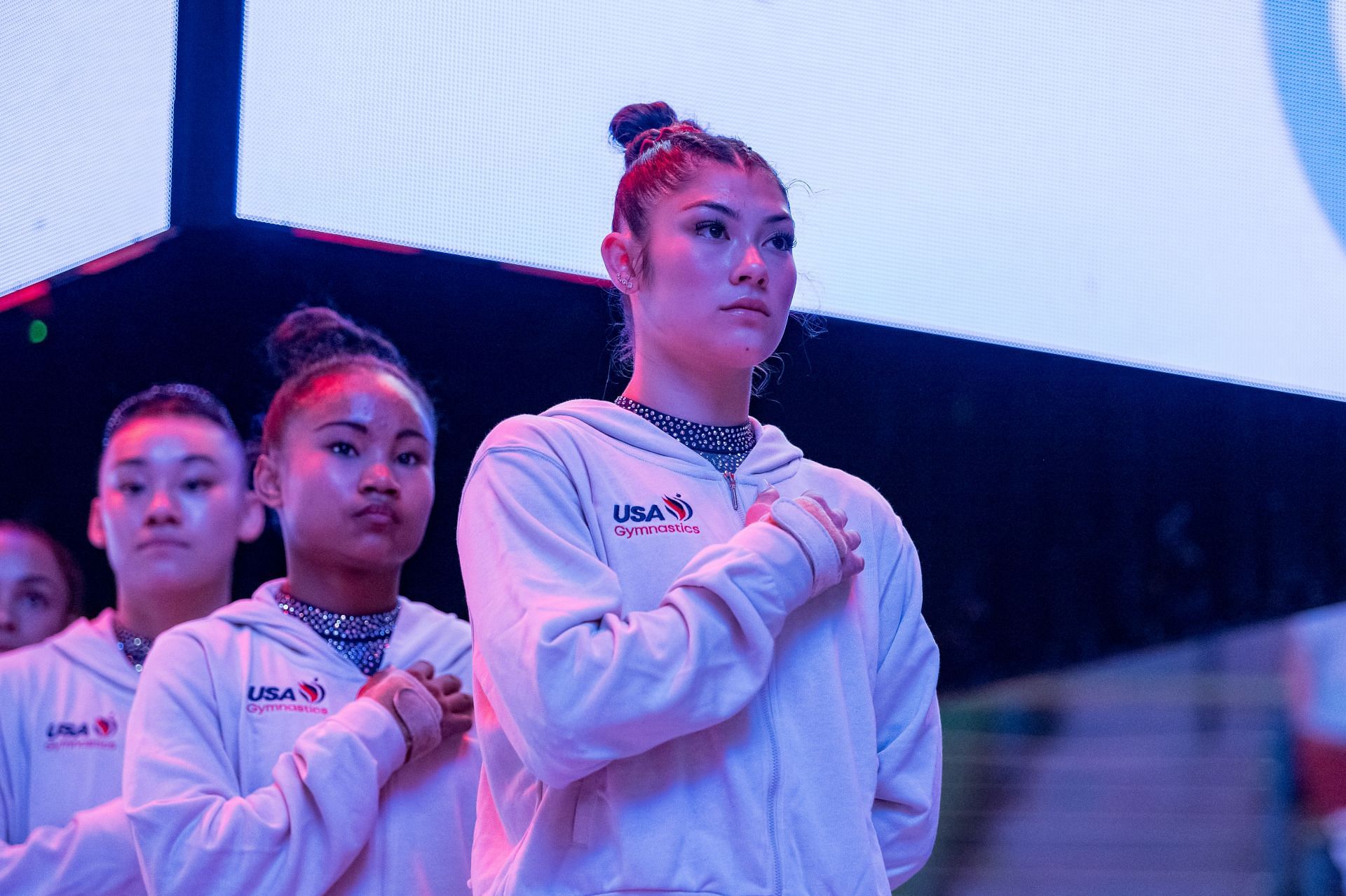 Kayla DiCello at the 2024 U.S. Olympics Gymnastics Trials - Source: Getty