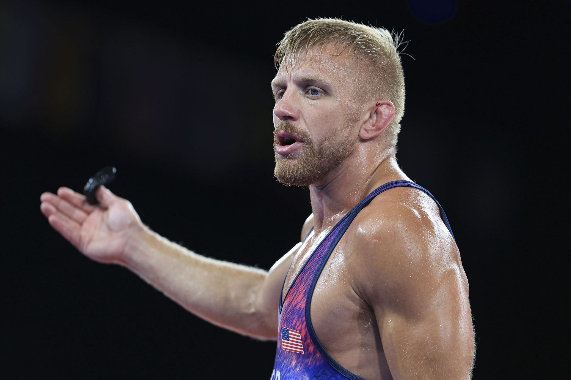 Kyle Dake at the Olympic Games Paris 2024- (Source: Getty)