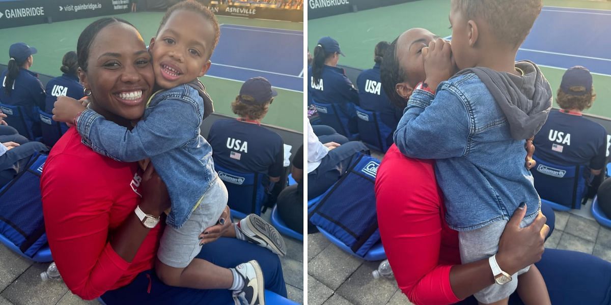 Taykor Tonwsend and son adorably cuddle with each other (Image source - INSTAGRAM)