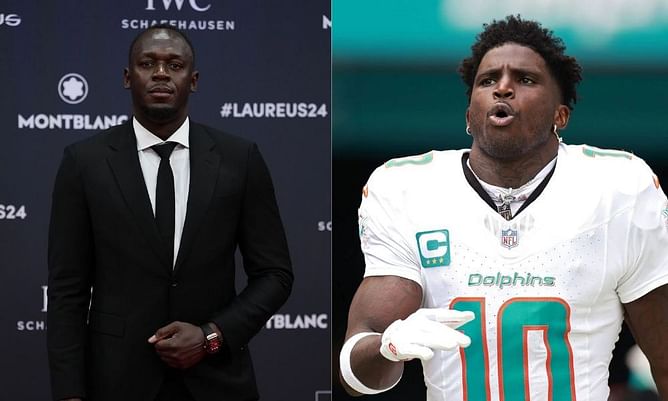 "Tyreek Hill was talking bla bla bla...then I ran 4.22 in my sweats" - When Usain Bolt recalled being challenged by NFL Wide Receiver