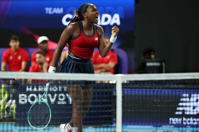 Mesmerizing Gauff's 2 Wins Send Americans To United Cup Semis Image in 4K Mesmerizing Gauff's 2 Wins Send Americans To United Cup Semis Image in 4K