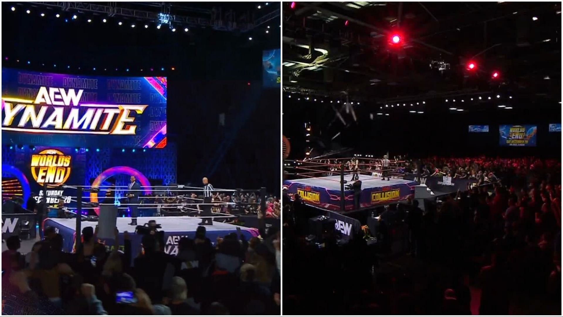 AEW fans attend Dynamite and Collision