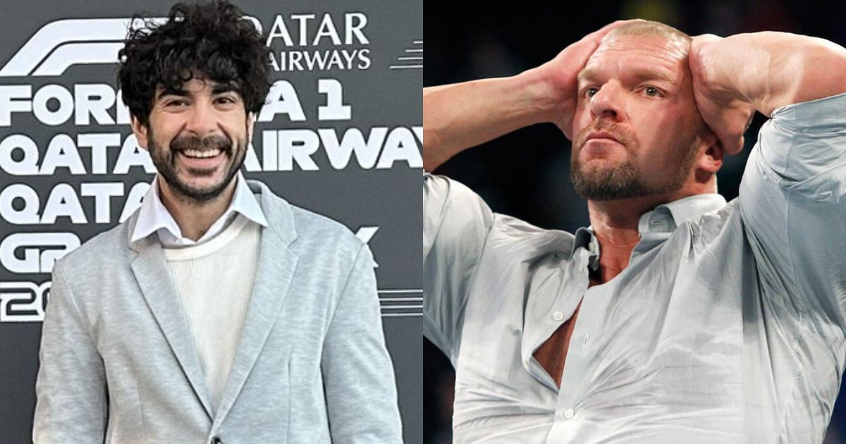 Tony Khan and Triple H head rival companies [Images via Khan on X and WWE gallery]