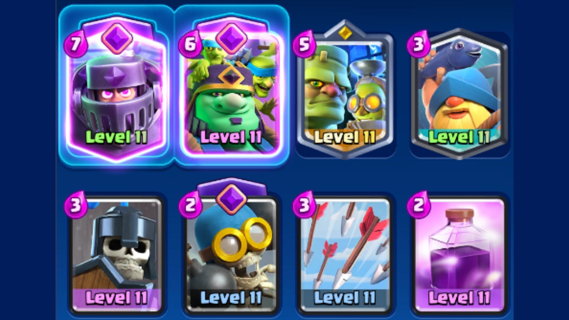 Clash Royale Mega Goblin Fisherman deck (Image via Supercell)